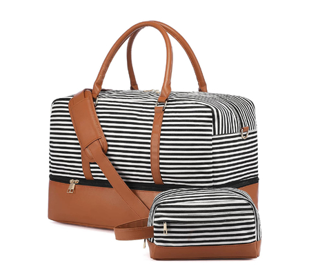 comprar Sacos de viagem de canvas para homens Bagagem para levar no fim de semana Tote 16,2 x 14,5 x 8
