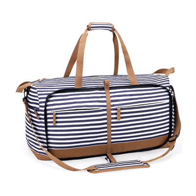 comprar Xxl 100l 60L Saco de viagem dobrável impermeável Faixa azul 24.8X11.8X11