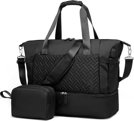 comprar Saco de ginástica impermeável de desporto de poliéster 600D com porta de carga USB online manufacture