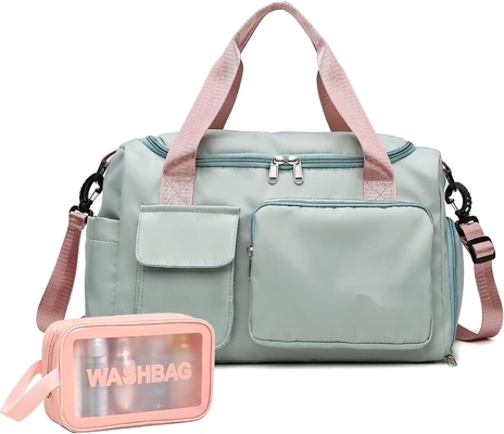 comprar Saco de viagem de mochila dobrável de peso médio leve e à prova d'água com compartimento para sapatos / bolso molhado online manufacture