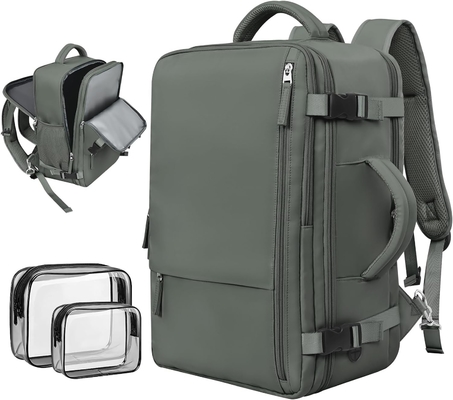 comprar Saco de viagem Casual Carry On Baggage Saco de viagem Olive Green Duffel com porta de carregamento USB online manufacture
