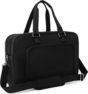 comprar Saco de viagem preto resistente à água Saco de fim de semana de noite Saco de viagem com saco de sapatos online manufacture
