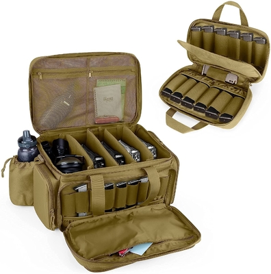 comprar Pistola de mão Pequena bolsa de arma personalizada Revista impermeável Khaki Armazenamento 16x12x9