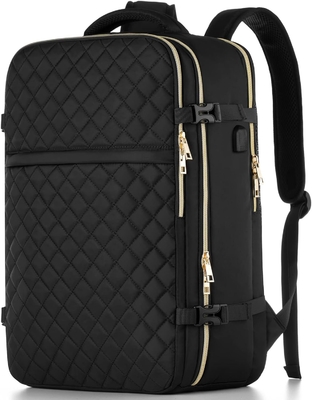 comprar Large Flight Approved Carry On Water Resistant Anti-Theft Casual Travel Bag Fit Laptop de 17 polegadas com porta de carregamento USB online manufacture