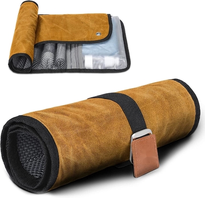 comprar Saco de viagem compacto resistente à água de lona encerada para higiene Kit de barbear online manufacture