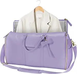 comprar Saco de viagem feminina de couro PU com saco de calçado maleta pendurada online manufacture