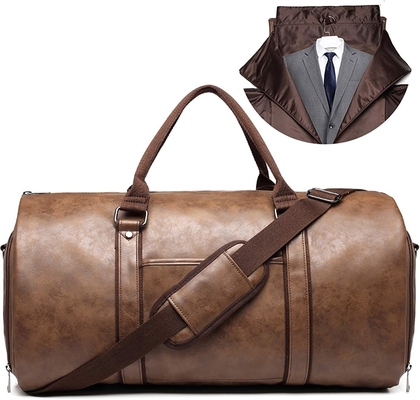 comprar 50L Couro Custom Travel Garment Bag Compartimento Business Mens Suit ISO900 online manufacture