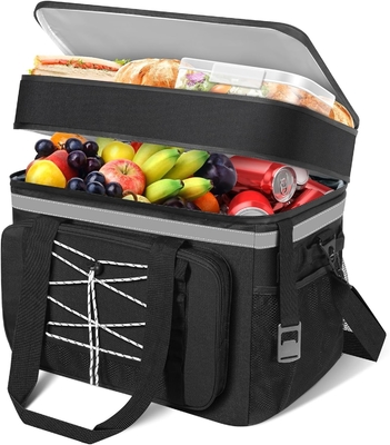 comprar Saco refrigerador isolado portátil à prova d'água de 40L Compartimento duplo para piquenique de acampamento na praia online manufacture