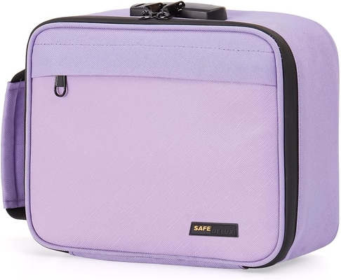 comprar Saco de viagem portátil revestido de carbono personalizado com fechadura de carvão ativado divisores removíveis fechador à prova d'água online manufacture