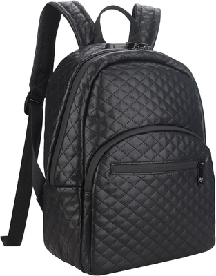 comprar Saco de viagem à prova de cheiro de grande capacidade preto PU impermeável personalizado para homens com fechadura online manufacture