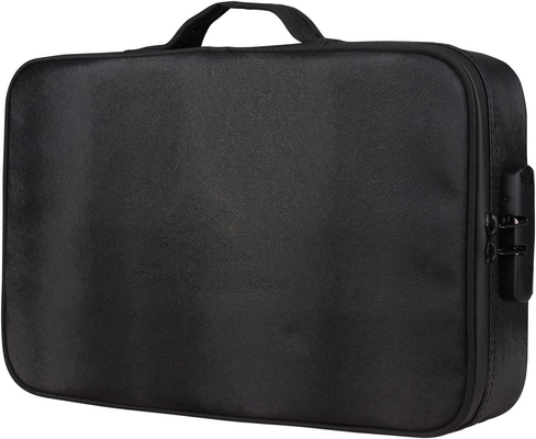 comprar Cores pretas Armazenamento de grande capacidade impermeável de viagem personalizada Saco à prova de cheiro com fechadura online manufacture