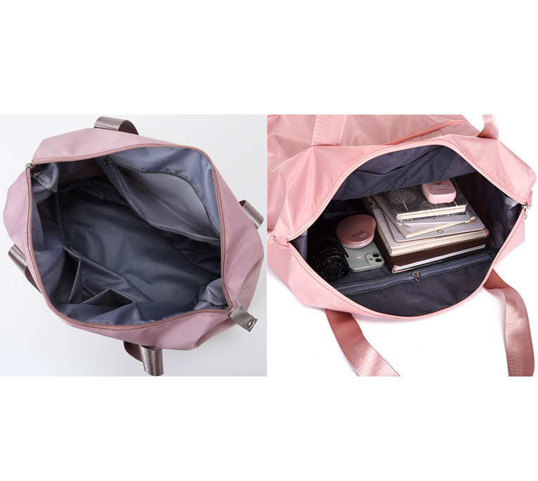 Saco de viagem de esporte rolante de poliéster 210D mulher à prova d'água 10.63x21.65x7.09