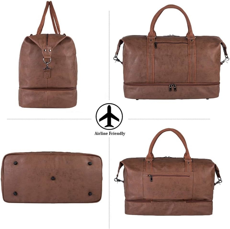 52L impermeável de fim-de-semana Carry On Custom Tote Duffel Saco de Viagem com Bolsa de Calçado