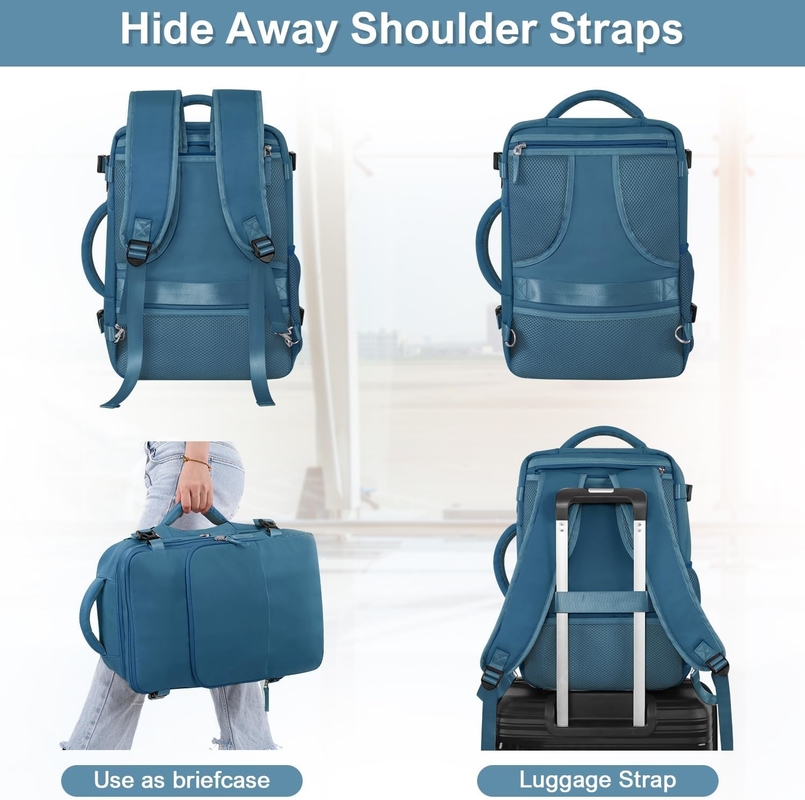 Impermeável Empresarial Caminhadas Casual Carry On Travel Bag Voo Aprovado Adaptação 16 polegadas laptop