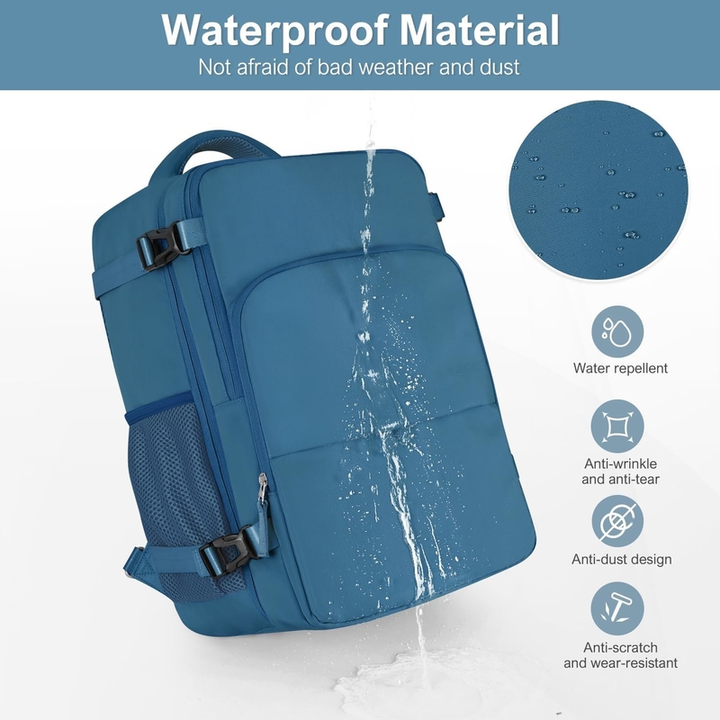 Impermeável Empresarial Caminhadas Casual Carry On Travel Bag Voo Aprovado Adaptação 16 polegadas laptop
