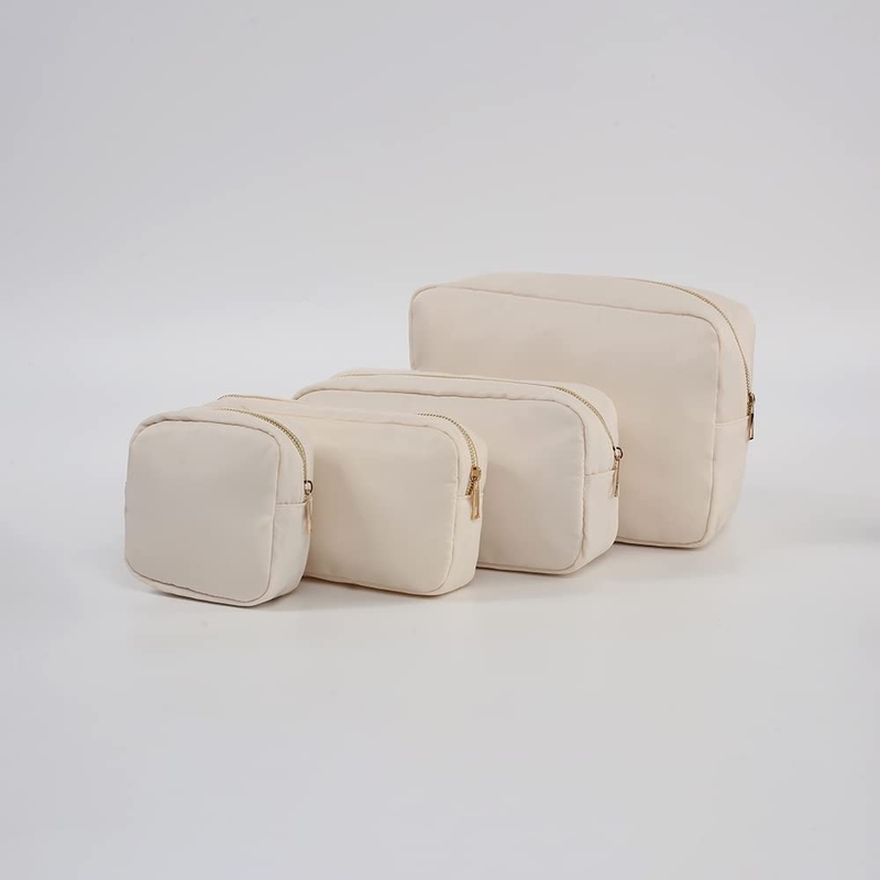 Saco de maquiagem impermeável, saco cosmético de viagem para mulheres.