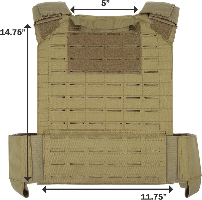 1000D Nylon Cordura Coyote Marrom Treinamento de Força Colete Pesado Treinamento 11x14