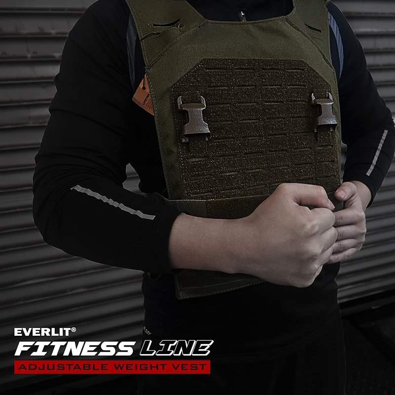 1000D Nylon Cordura Coyote Marrom Treinamento de Força Colete Pesado Treinamento 11x14