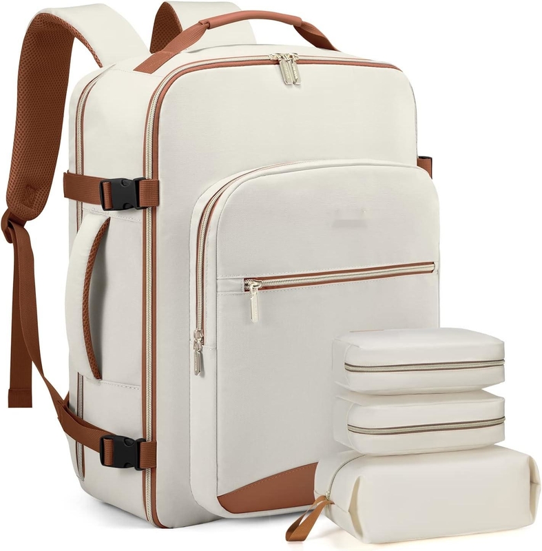 Passagem aprovada. Perfeito para caminhadas universitárias. Saco de viagem de noite com compartimento de laptop de 17,3 polegadas.