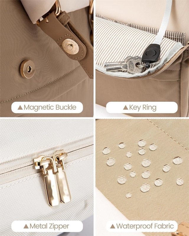 Moda Large 17 Inch Laptop Companhia Aérea aprovado Carregar Professora Enfermeira Trabalho Negócios Faculdade Saco de viagem para mulheres e homens