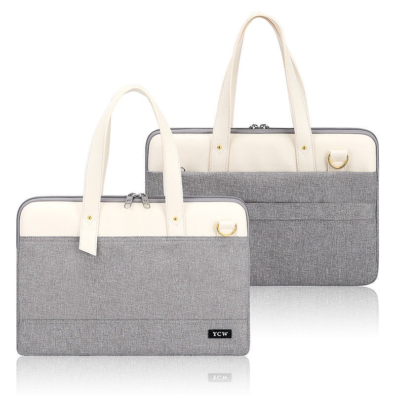 Sacos de trabalho para 15.6 polegadas Saco portátil feminino Mochila à prova d'água Manga