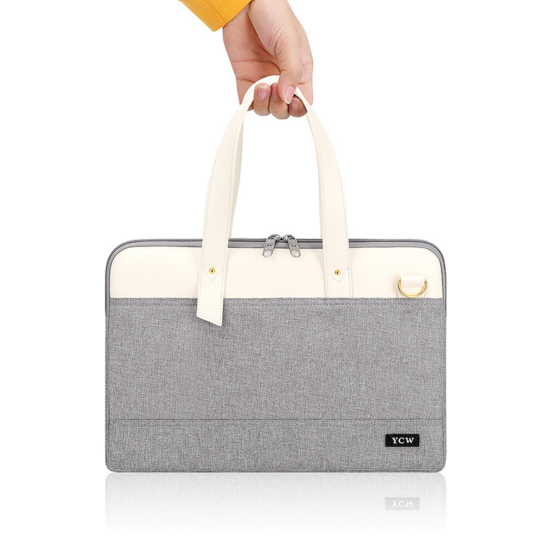 Sacos de trabalho para 15.6 polegadas Saco portátil feminino Mochila à prova d'água Manga