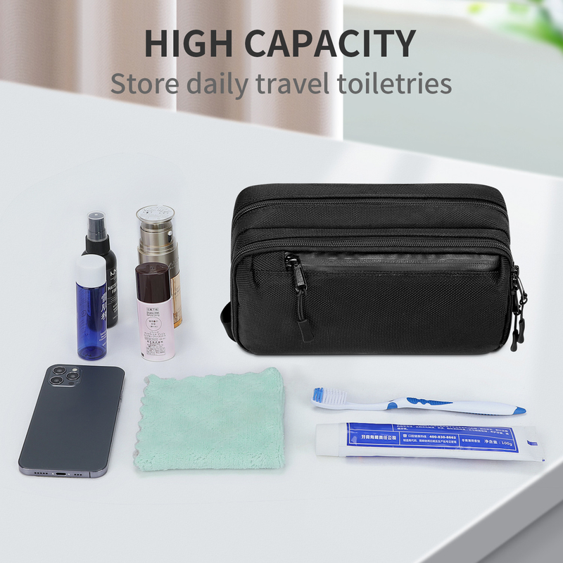 Organizador de sacos higiénicos personalizados de viagem Saco Eco Friendly Organizador cosmético suspenso 3 camadas
