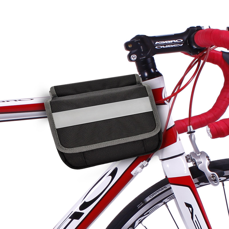 Saco de telefone grande para bicicleta OEM impermeável traseiro debaixo do assento Bolsa de faixa refletora para ciclismo 7X6X5