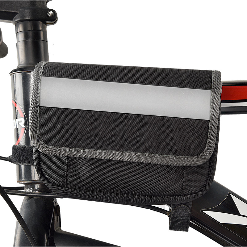 Saco de telefone grande para bicicleta OEM impermeável traseiro debaixo do assento Bolsa de faixa refletora para ciclismo 7X6X5