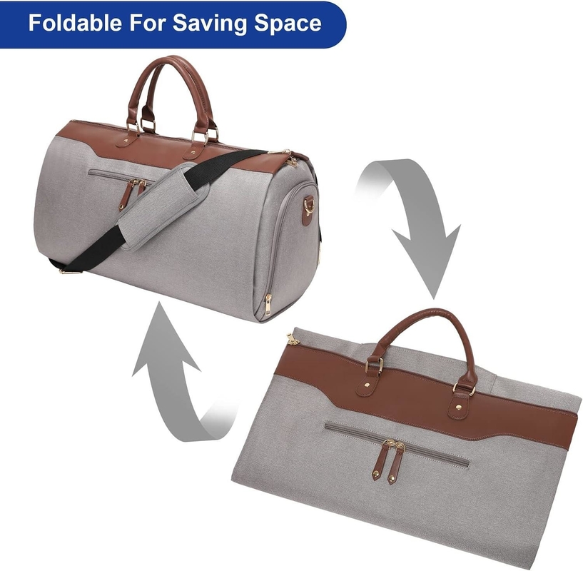 Homens Mulheres 2 em 1 Suíte Suspensório Bolsa de Viagem de Duffel Personalizada Com Faixa de Ombro