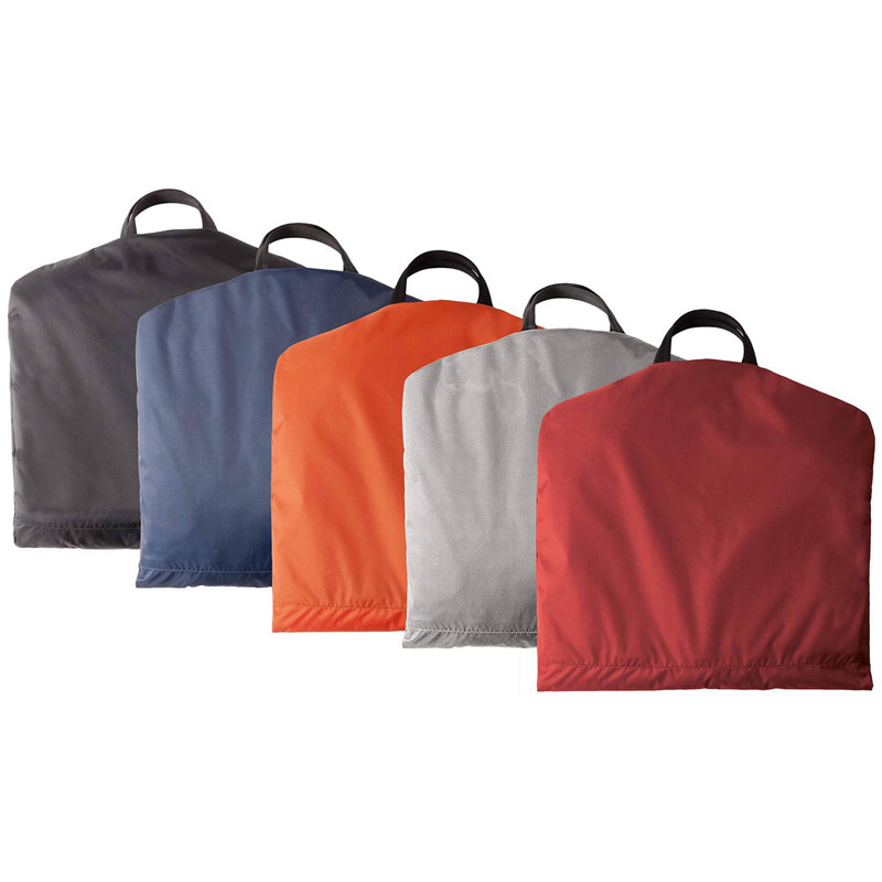 2 em 1 Saco de roupa de roupa de porte masculino Suit Hanger Zipper bolsos 1.1LBS