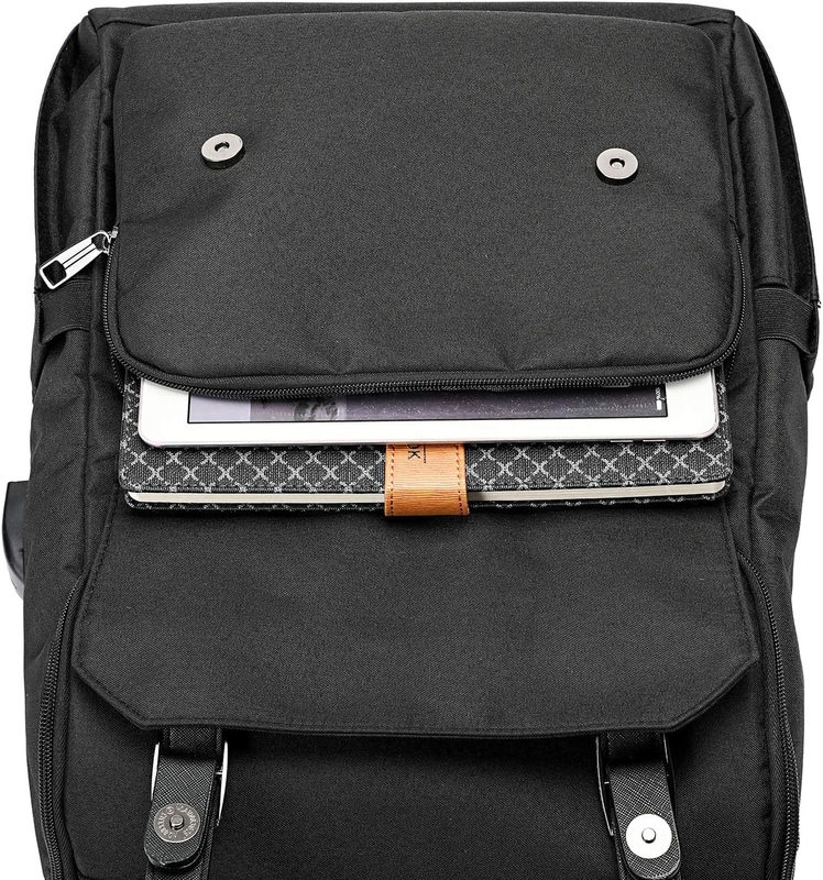 Saco de viagem personalizado preto grande de fim de semana com porta de carregamento USB para mulheres e homens