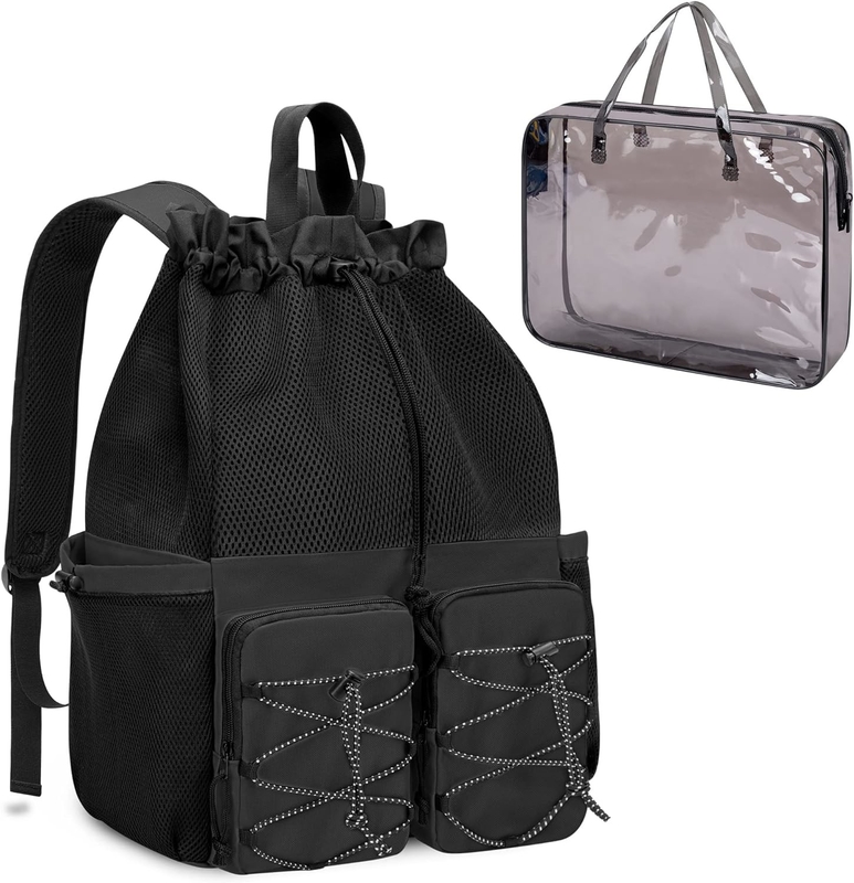 Saco de viagem personalizado de malha para homens e mulheres