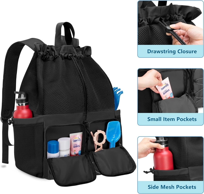 Saco de viagem personalizado de malha para homens e mulheres
