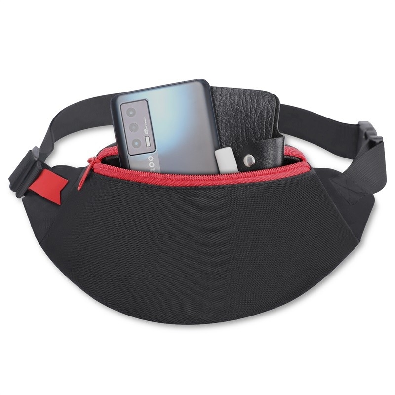 420d Saco de cintura de nylon telefone prático para homens mulheres desporto 26X8X12.5