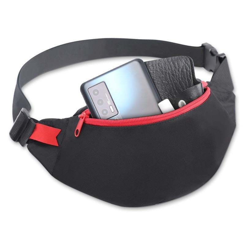 420d Saco de cintura de nylon telefone prático para homens mulheres desporto 26X8X12.5