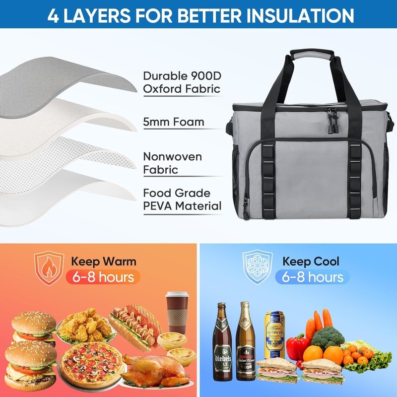 Extra Large 40/60 Canes Volume Suave Impecavel Praia Camping Kayaking Viagens de estrada Custom Travel Cooler Bag