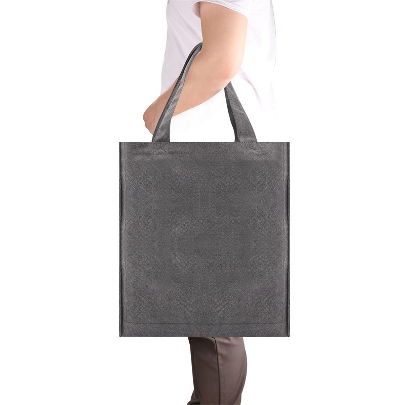 Bolsas de compras personalizadas eco-friendly reutilizáveis bolsas de mão de lona feminina bolsas 13X3X16