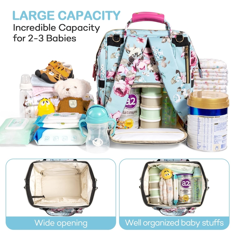 Bolsa de fraldas de viagem de longa durabilidade para mamã e papai