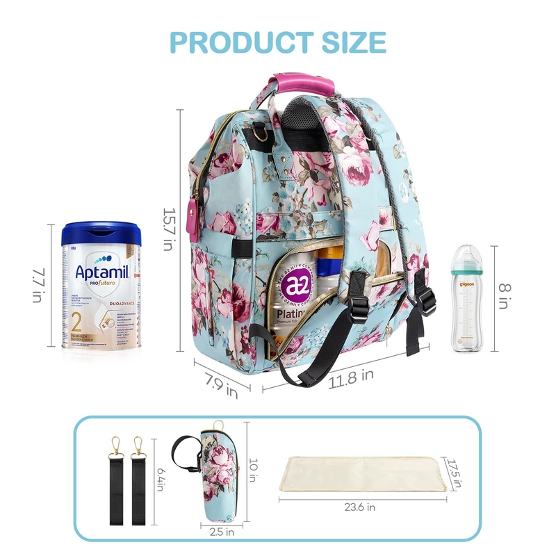 Bolsa de fraldas de viagem de longa durabilidade para mamã e papai