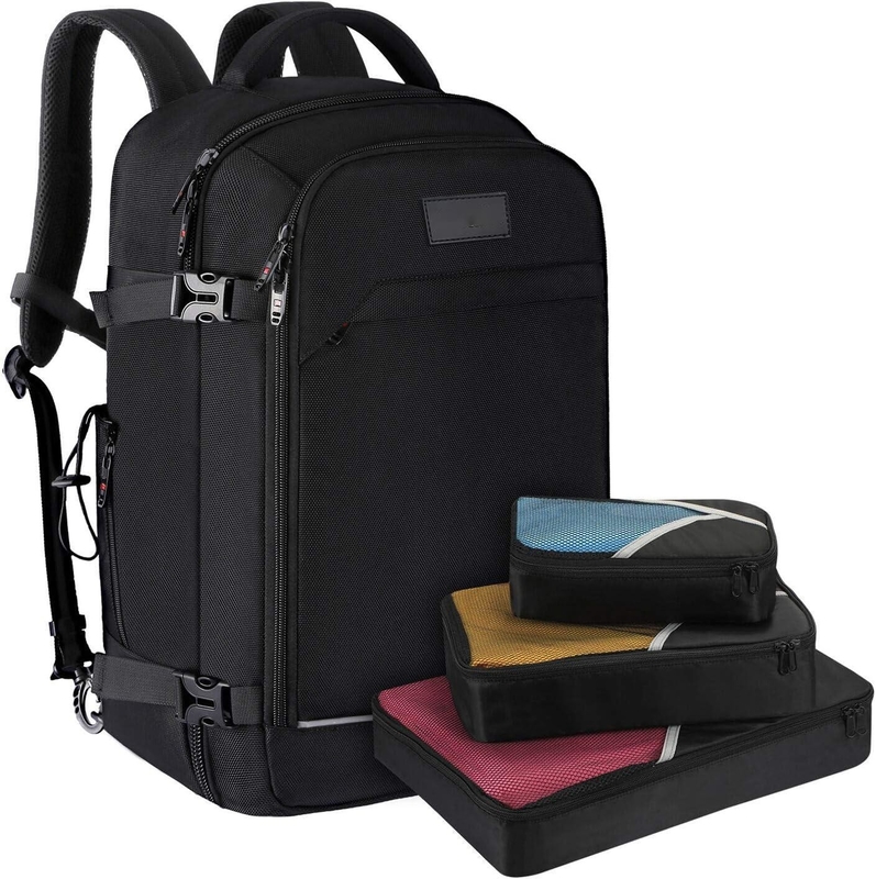 40L de bagagem aprovada para voos Carry On Resistente à água Saco de fim de semana para laptop de 17 polegadas