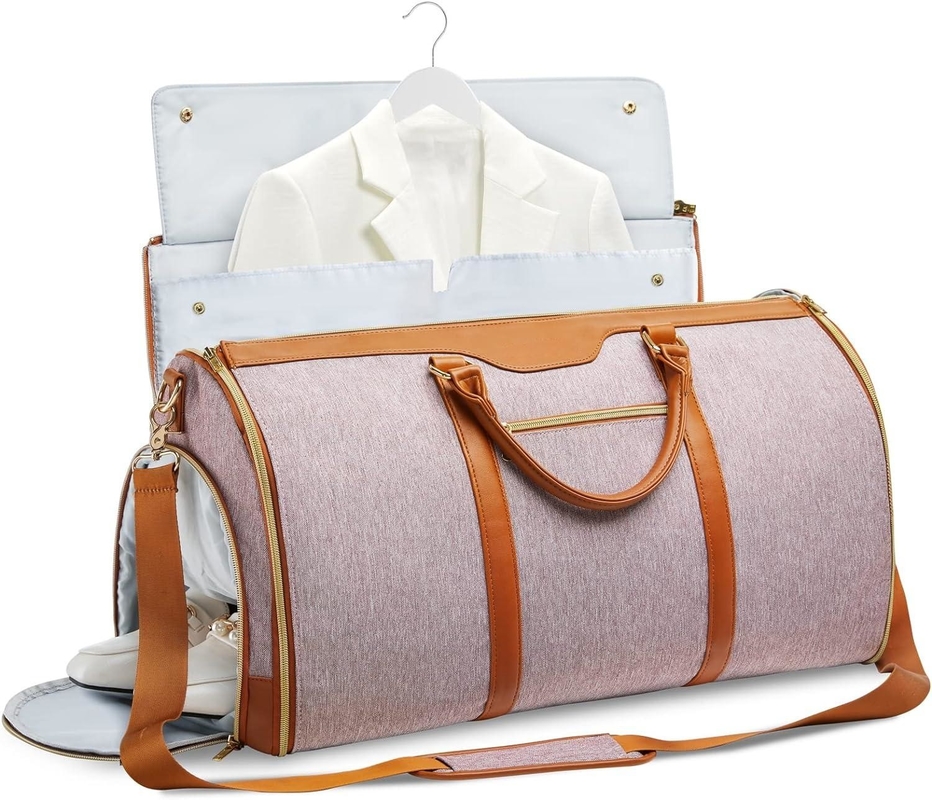 3 em 1 Waterproof dobrável Suíte Suspensão Suíte de fim de semana Carry On Custom Travel Garment Bag