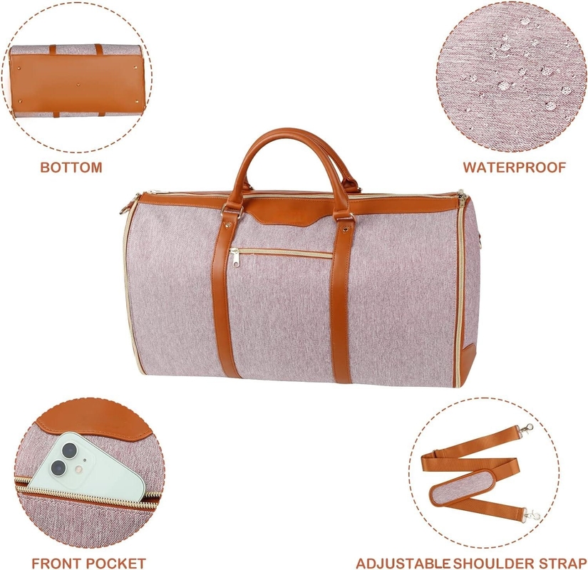 3 em 1 Waterproof dobrável Suíte Suspensão Suíte de fim de semana Carry On Custom Travel Garment Bag
