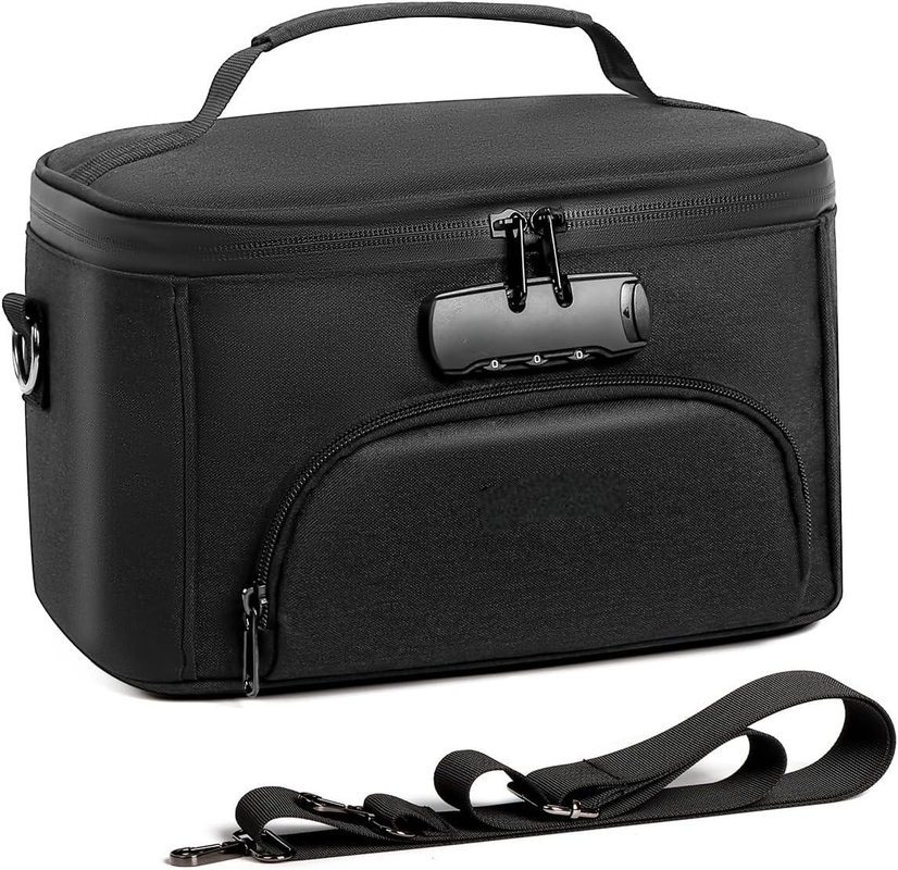 Saco de viagem portátil à prova de cheiro personalizado com fechadura combinada