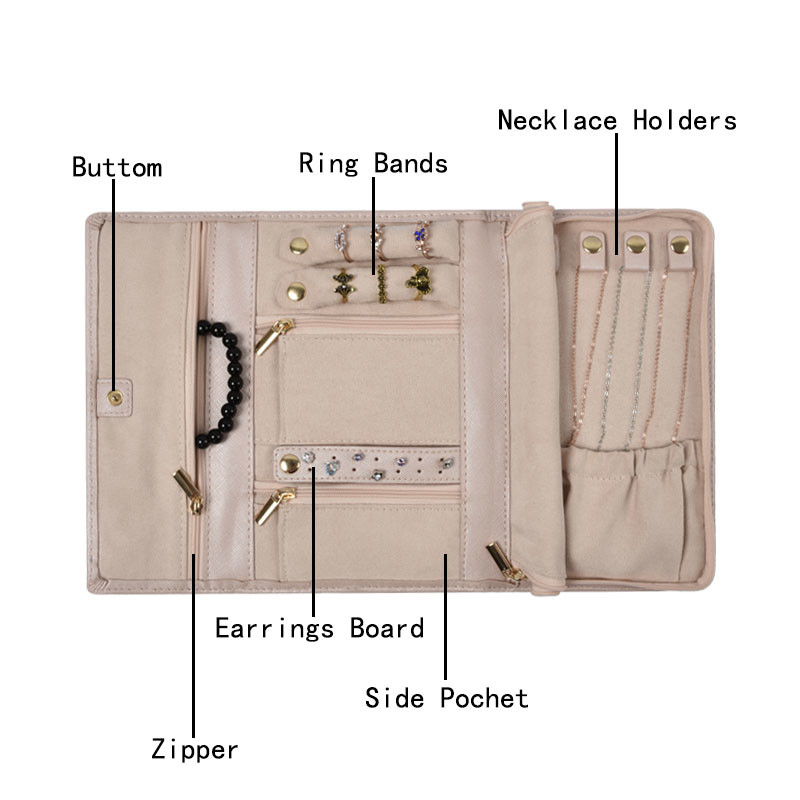 Maquilhagem Brinquedos Saco de viagem organizador de bolso portátil portátil 8x5x1
