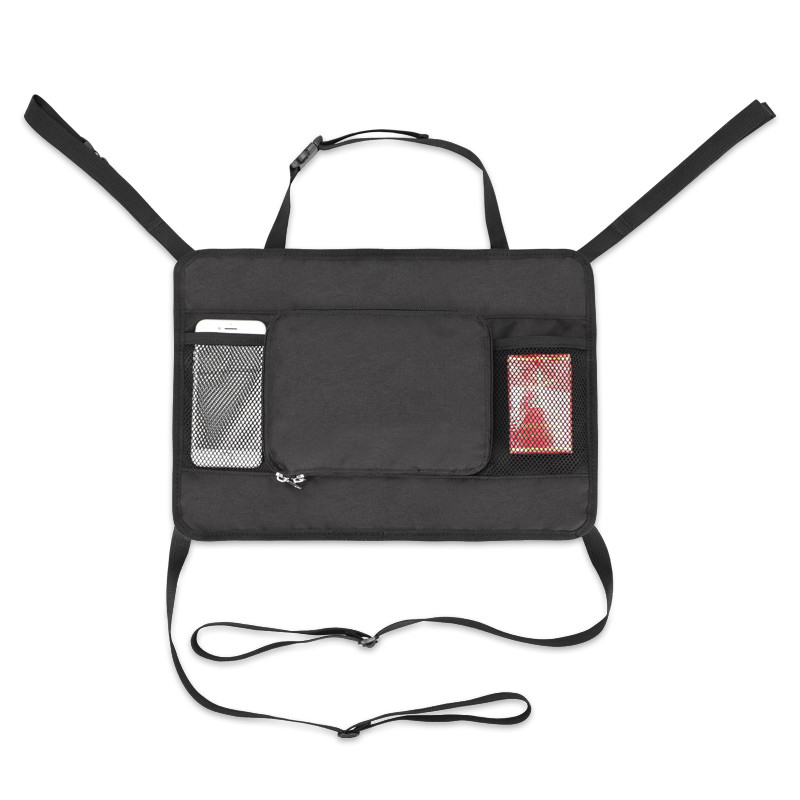 Saco de rede para organizador de carros Sacos de bolso Porta-bolso de bolso Assento traseiro 15.2x10