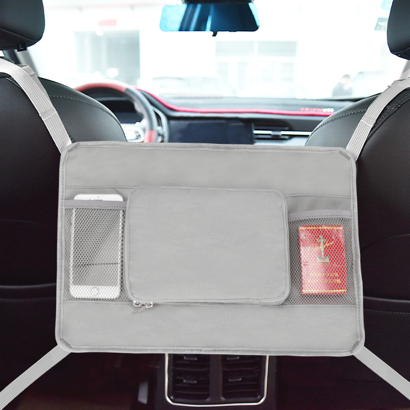 Saco de rede para organizador de carros Sacos de bolso Porta-bolso de bolso Assento traseiro 15.2x10