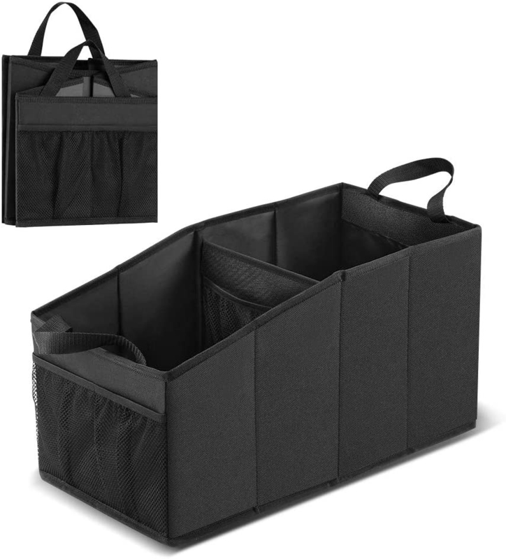 Sacos organizadores de carros de compras grandes Mercadorias Sento traseiro dianteiro dobrável Caminhão 19X10X10