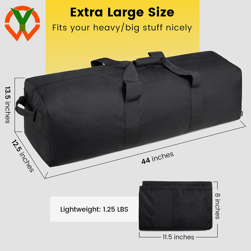 Saco de Duffel Extra Grande de 120L Sacos de Camping dobráveis Sacos de fim de semana Armazenamento de equipamento durante a noite para viagens
